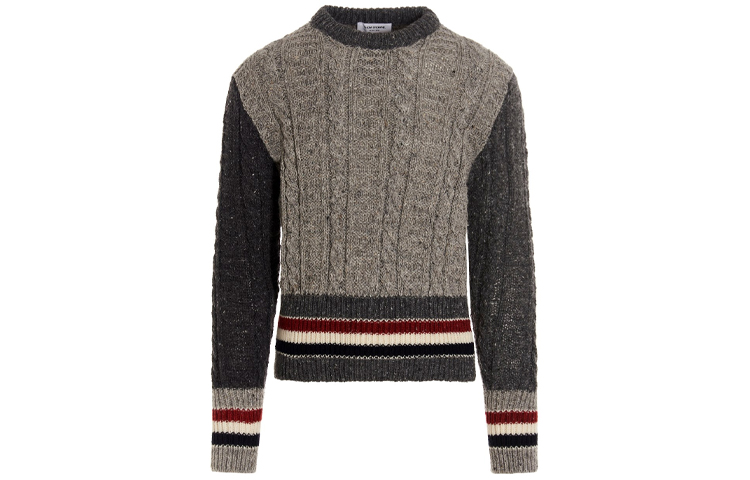 THOM BROWNE Свитер мужской серый
THOM BROWNE Свитер мужской серый