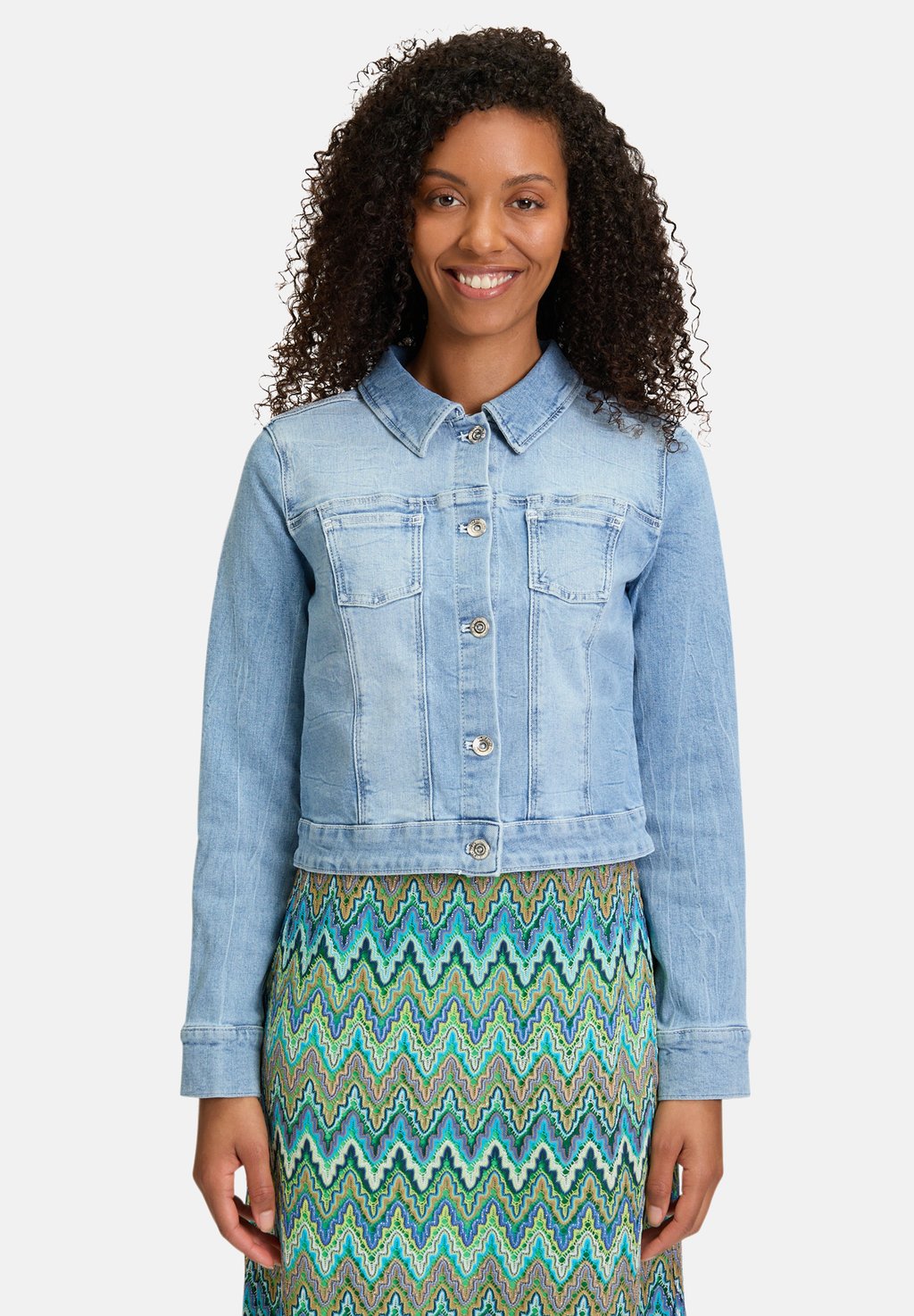 Джинсовая куртка LANGARM Betty Barclay, синий
Джинсовая куртка LANGARM Betty Barclay, синий