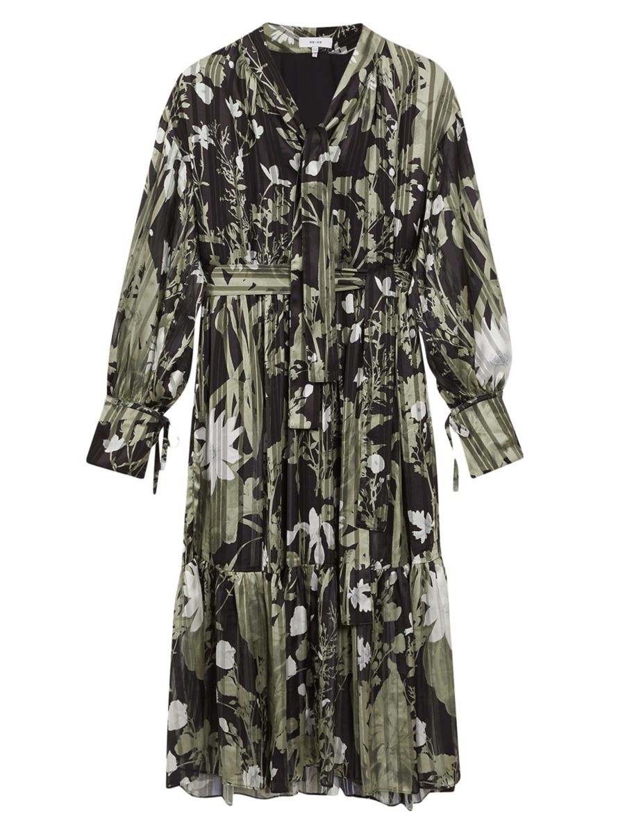 Платье-миди с цветочным принтом и поясом Lottie Reiss, цвет Green Multicolor
Платье-миди с цветочным принтом и поясом Lottie Reiss, цвет Green Multicolor