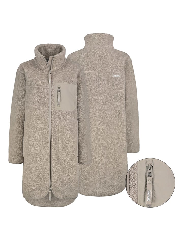 Светло-серое флисовое пальто Sublevel
Светло-серое флисовое пальто Sublevel