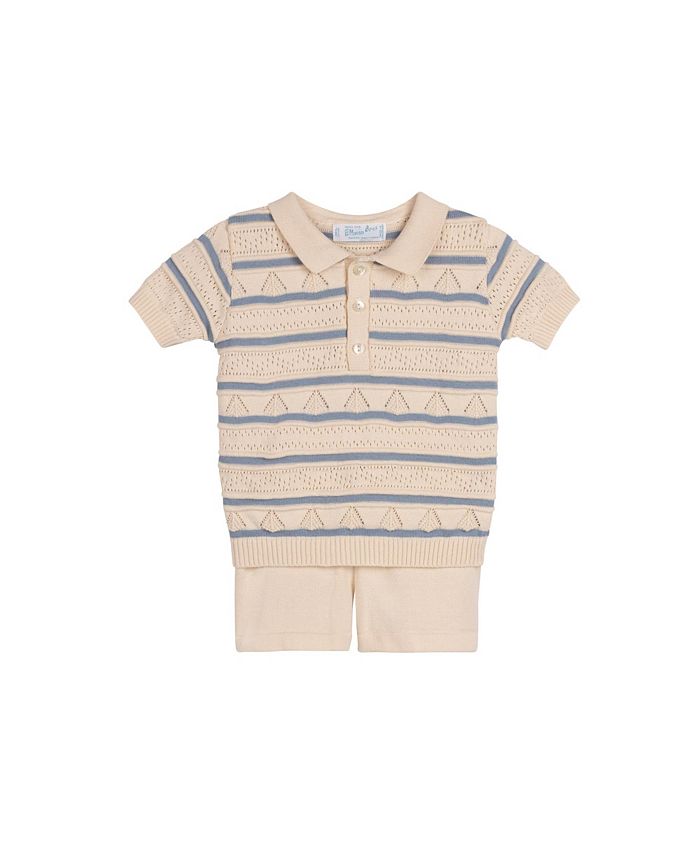 Детский вязаный комплект с полосками Pointelle для мальчиков Feltman Brothers, слоновая кость/кремовый
Детский вязаный комплект с полосками Pointelle для мальчиков Feltman Brothers, слоновая кость/кремовый