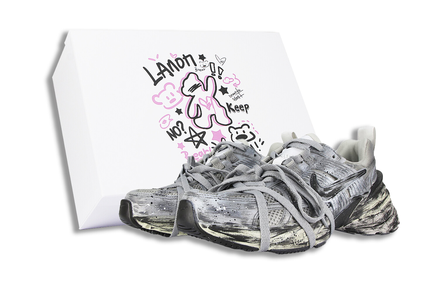 Кроссовки для бега V2K Run женские с низким верхом, черные Nike
Кроссовки для бега V2K Run женские с низким верхом, черные Nike