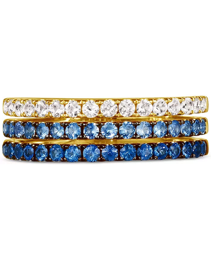 Кольцо с сапфиром Denim Ombré (9/10 карата) из 14-каратного белого, розового или желтого золота Le Vian, золотой
Кольцо с сапфиром Denim Ombré (9/10 карата) из 14-каратного белого, розового или желтого золота Le Vian, золотой