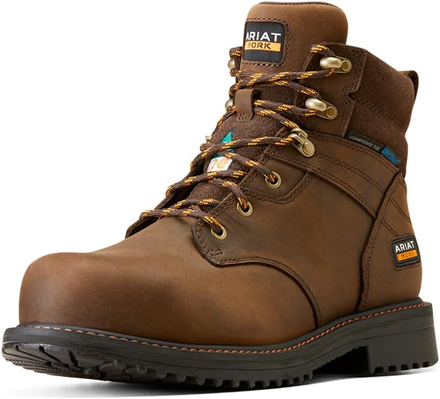 Мужские ботинки Ariat Rigtek 6 Csa с водонепроницаемым композитным носком, коричневый
Мужские ботинки Ariat Rigtek 6 Csa с водонепроницаемым композитным носком, коричневый