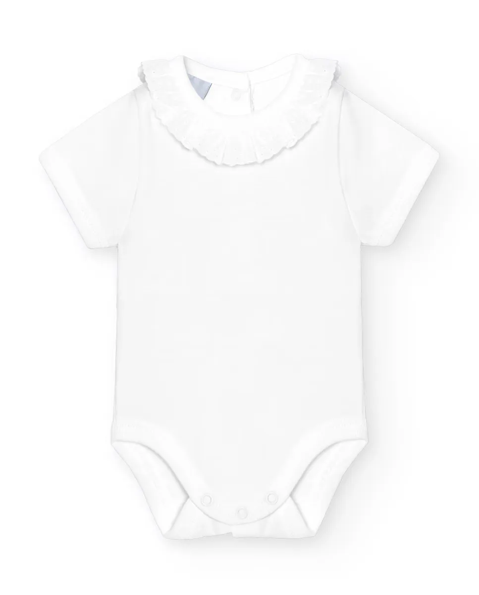 Набор из 2 детских боди с короткими рукавами и батистовым воротником BABIDÚ, белый
Набор из 2 детских боди с короткими рукавами и батистовым воротником BABIDÚ, белый