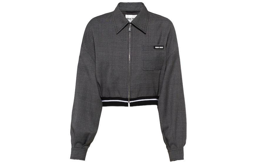 Укороченное пальто женское серое Miu Miu
Укороченное пальто женское серое Miu Miu