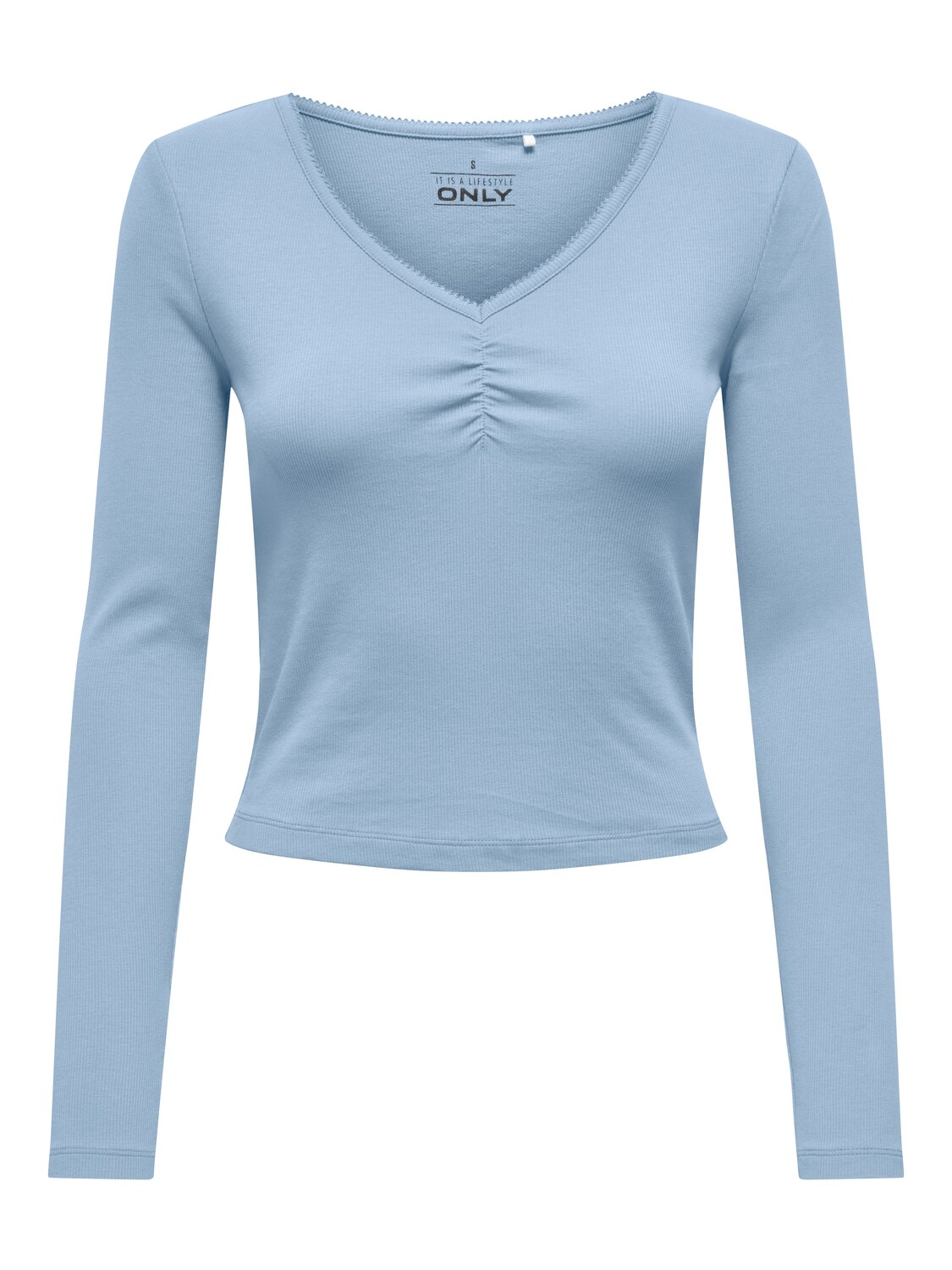 ONLY Лонгслив в цвете Dusty Blue
ONLY Лонгслив в цвете Dusty Blue