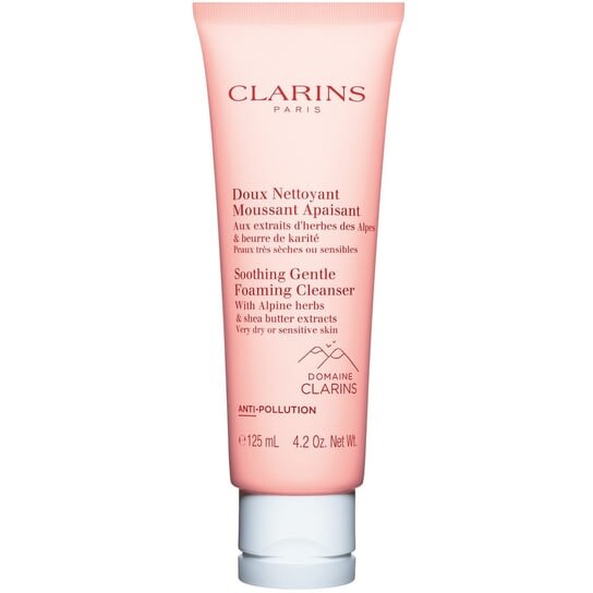 Нежная успокаивающая очищающая пенка для лица, 125 мл Clarins, Soothing Gentle Foaming Cleanser 
Нежная успокаивающая очищающая пенка для лица, 125 мл Clarins, Soothing Gentle Foaming Cleanser