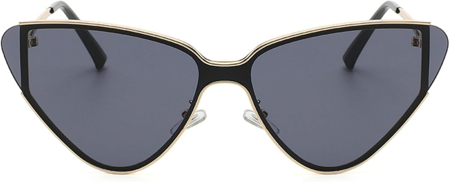 Роскошные солнцезащитные очки в стиле панк «кошачий глаз» для женщин и мужчин, дизайнерские, цельные, коричневые, модные, золотисто-черные, размер N45 mincl, Gold Black
Роскошные солнцезащитные очки в стиле панк «кошачий глаз» для женщин и мужчин, дизайнерские, цельные, коричневые, модные, золотисто-черные, размер N45 mincl, Gold Black