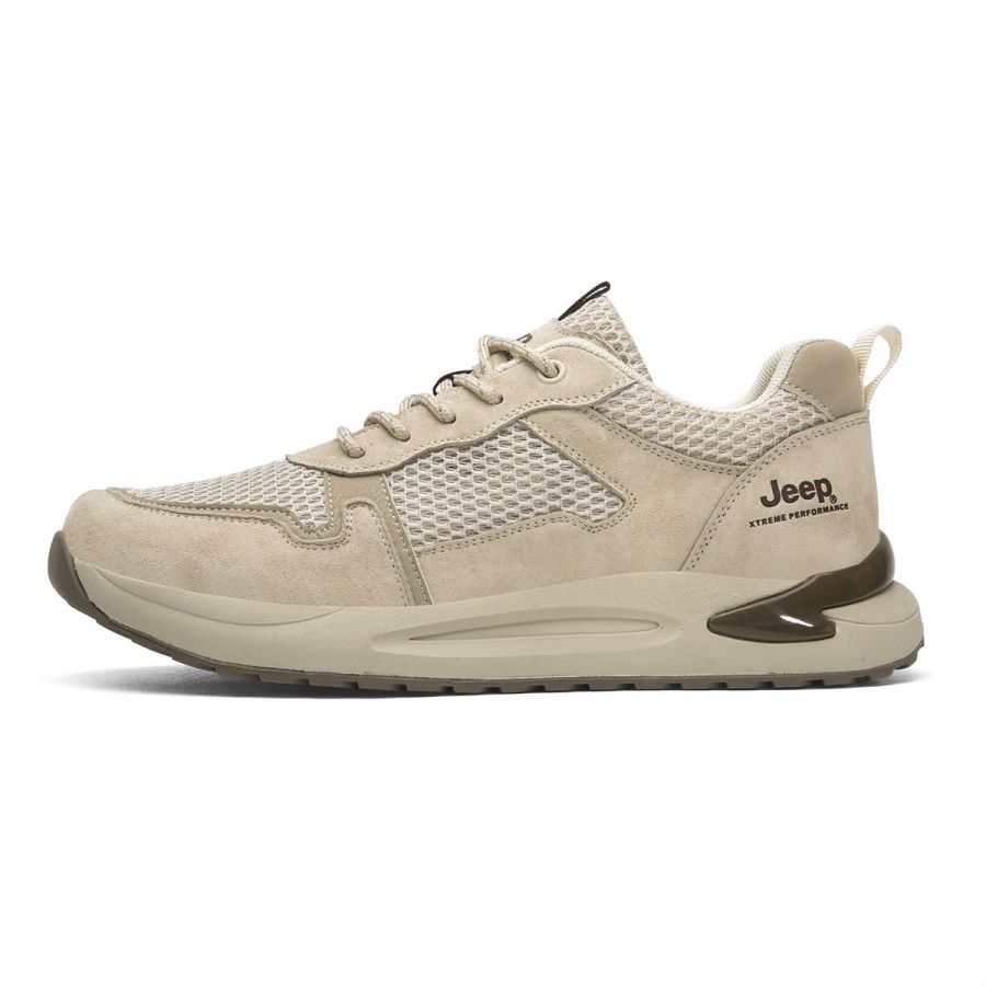Jeep Мужские низкие треккинговые туфли для альпинизма и пеших походов серый/песочный/черный песочный, цвет Sand 
Jeep Мужские низкие треккинговые туфли для альпинизма и пеших походов серый/песочный/черный песочный, цвет Sand