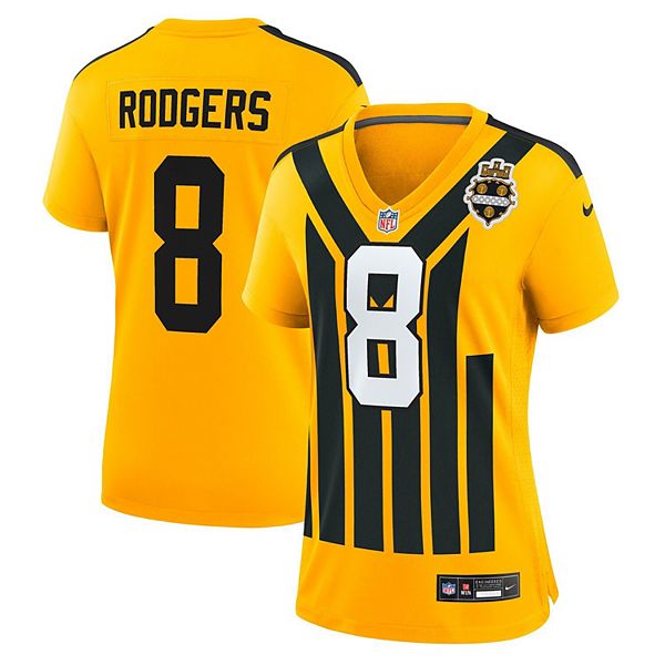 Женская футболка Aaron Rodgers Pittsburgh Steelers альтернативная ретро-игра 1933 Nike
Женская футболка Aaron Rodgers Pittsburgh Steelers альтернативная ретро-игра 1933 Nike
