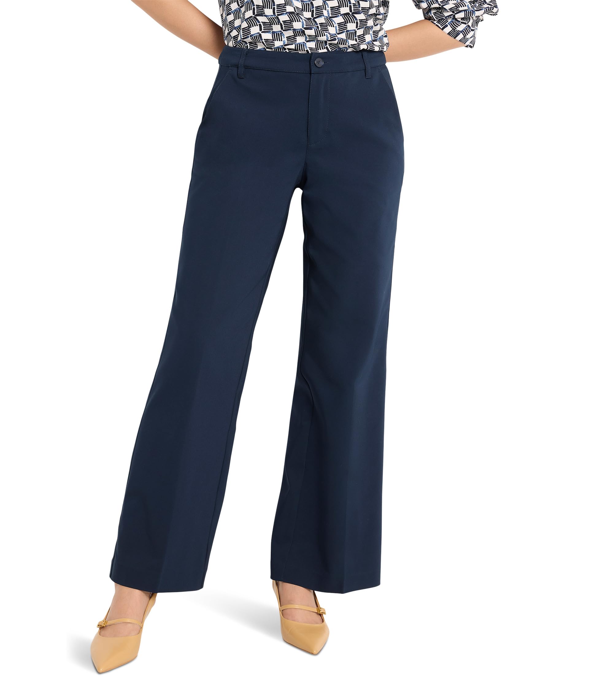 Брюки NIC+ZOE 31" Seasonless Cotton Wide-Leg Trousers, Dark Indigo
Брюки NIC+ZOE 31" Seasonless Cotton Wide-Leg Trousers, Dark Indigo
