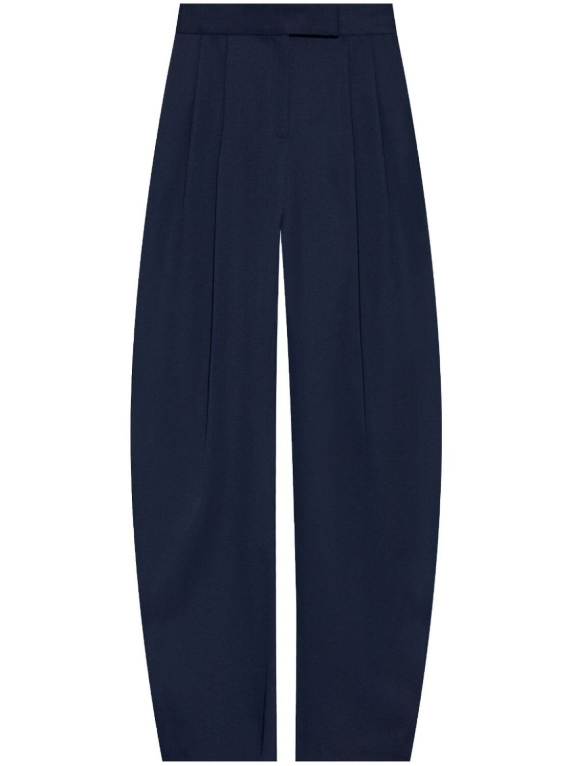 Брюки палаццо из натуральной шерсти The Attico, синий 
Брюки палаццо из натуральной шерсти The Attico, синий