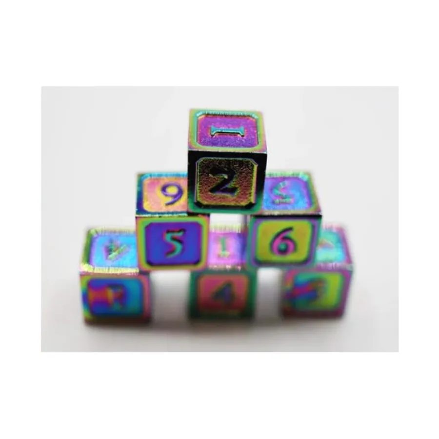 d6 - Обожженный опал с обожженным опалом (6), Dice Sets - Metal - D6's (Foam Brain Games)
d6 - Обожженный опал с обожженным опалом (6), Dice Sets - Metal - D6's (Foam Brain Games)