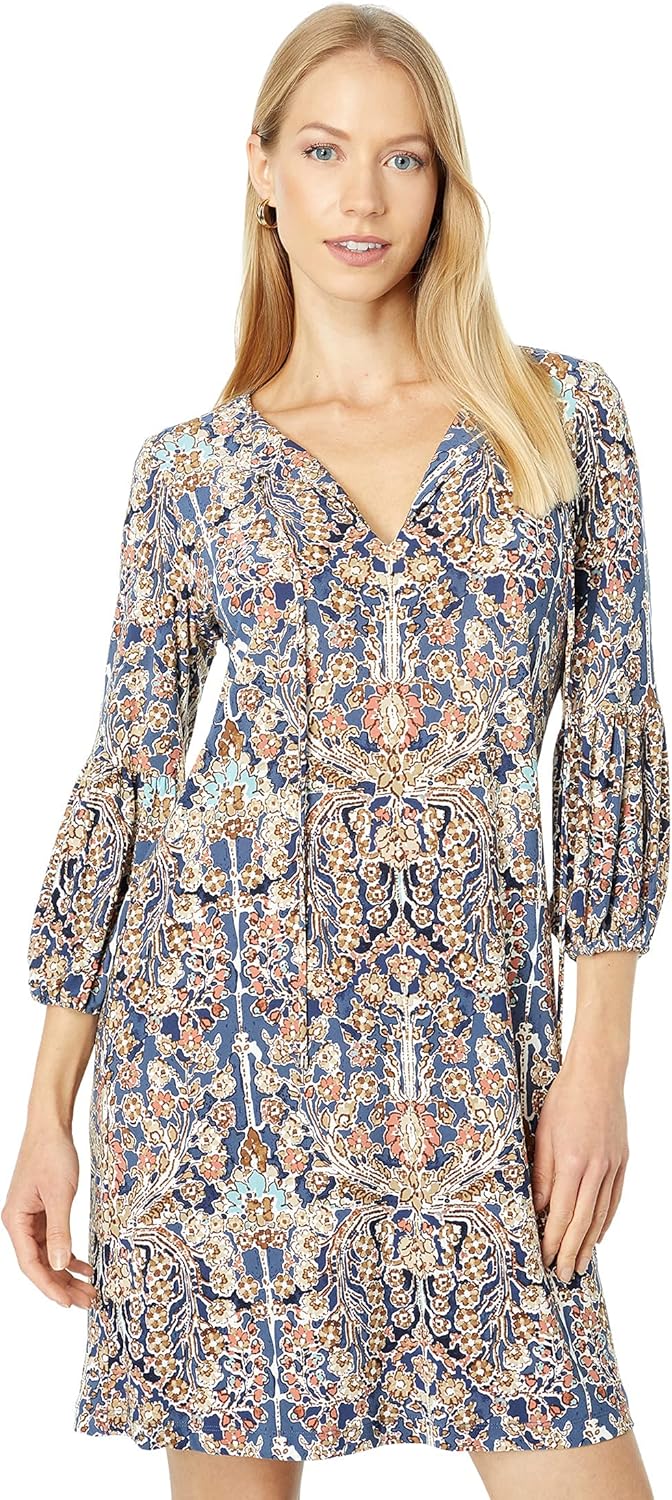 Женское платье-трапеция Tommy Hilfiger с V-образным вырезом и рукавами 3/4, Sky Captain/Sand
Женское платье-трапеция Tommy Hilfiger с V-образным вырезом и рукавами 3/4, Sky Captain/Sand