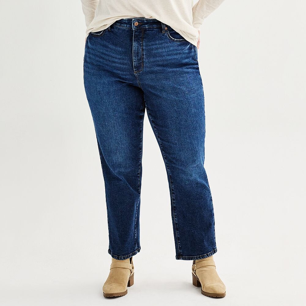 Прямые джинсы Sonoma Goods For Life больших размеров с высокой посадкой, цвет Dark Wash
Прямые джинсы Sonoma Goods For Life больших размеров с высокой посадкой, цвет Dark Wash