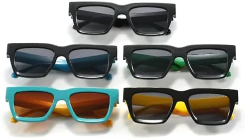 Классические квадратные солнцезащитные очки 2026 года для женщин, защита от УФ-излучения UV400, винтажные панк-очки для мужчин и женщин MTZJH, Black Grey Yellow
Классические квадратные солнцезащитные очки 2026 года для женщин, защита от УФ-излучения UV400, винтажные панк-очки для мужчин и женщин MTZJH, Black Grey Yellow