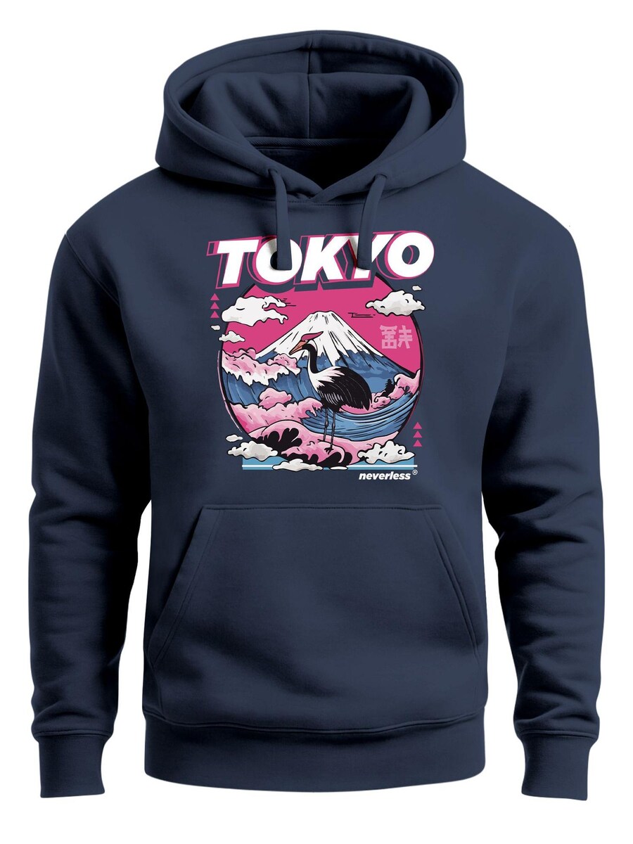 Толстовка Neverless Tokyo Fuji, темно-синий
Толстовка Neverless Tokyo Fuji, темно-синий