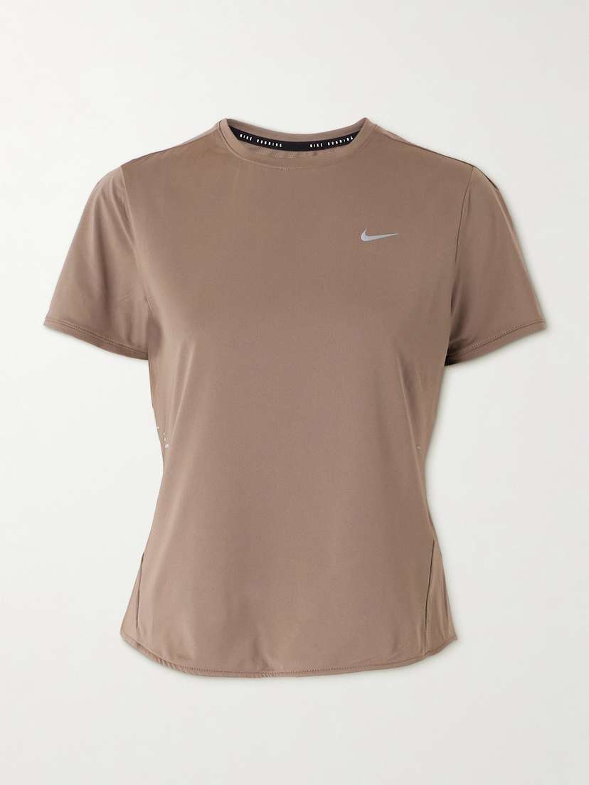 Футболка Swift Dri-Fit с сетчатыми вставками Nike, коричневый
Футболка Swift Dri-Fit с сетчатыми вставками Nike, коричневый