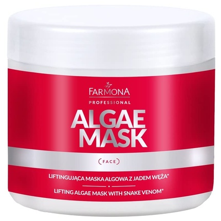 Algae Mask Подтягивающая маска из водорослей со змеиным ядом 160 г Farmona
Algae Mask Подтягивающая маска из водорослей со змеиным ядом 160 г Farmona