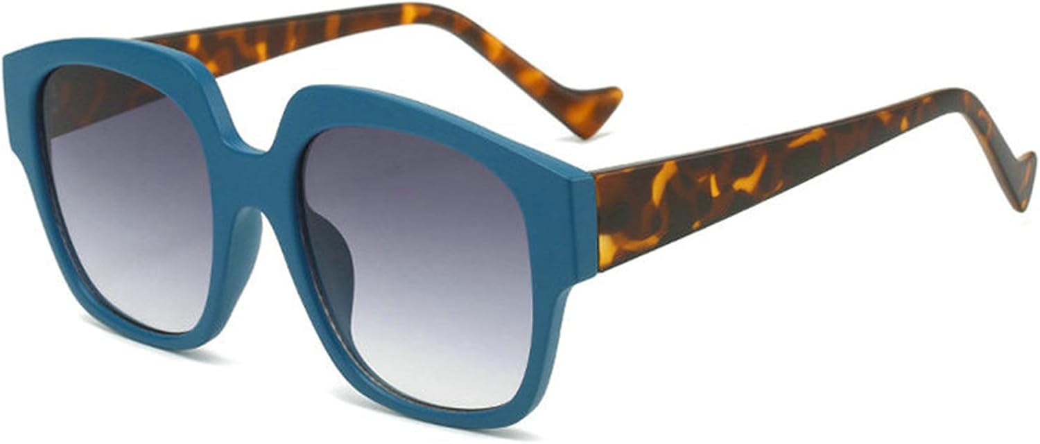 Willochra Модные квадратные женские солнцезащитные очки с градиентным покрытием UV400, винтажные мужские солнцезащитные очки с широкими дужками, трендовые солнцезащитные очки с леопардовым принтом, Blue
Willochra Модные квадратные женские солнцезащитные очки с градиентным покрытием UV400, винтажные мужские солнцезащитные очки с широкими дужками, трендовые солнцезащитные очки с леопардовым принтом, Blue