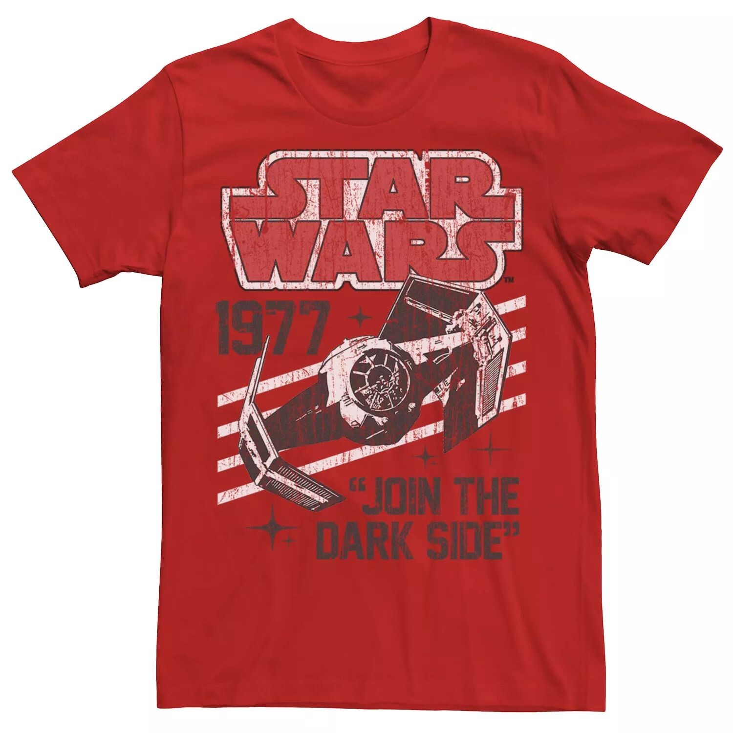 Мужская футболка Tie Fighter 1977 с логотипом «Join The Dark Side» и графическим рисунком Star Wars
Мужская футболка Tie Fighter 1977 с логотипом «Join The Dark Side» и графическим рисунком Star Wars