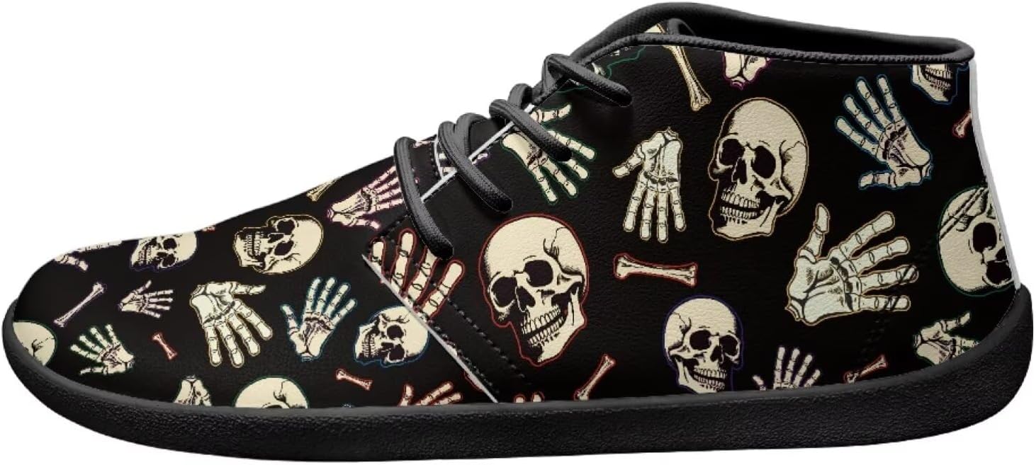 Мужские кроссовки с черепом на подошве для улицы, босоножки, кожаные кроссовки из ПУ, низкие, для ходьбы, тенниса и спорта Ecaestolph, черный
Мужские кроссовки с черепом на подошве для улицы, босоножки, кожаные кроссовки из ПУ, низкие, для ходьбы, тенниса и спорта Ecaestolph, черный