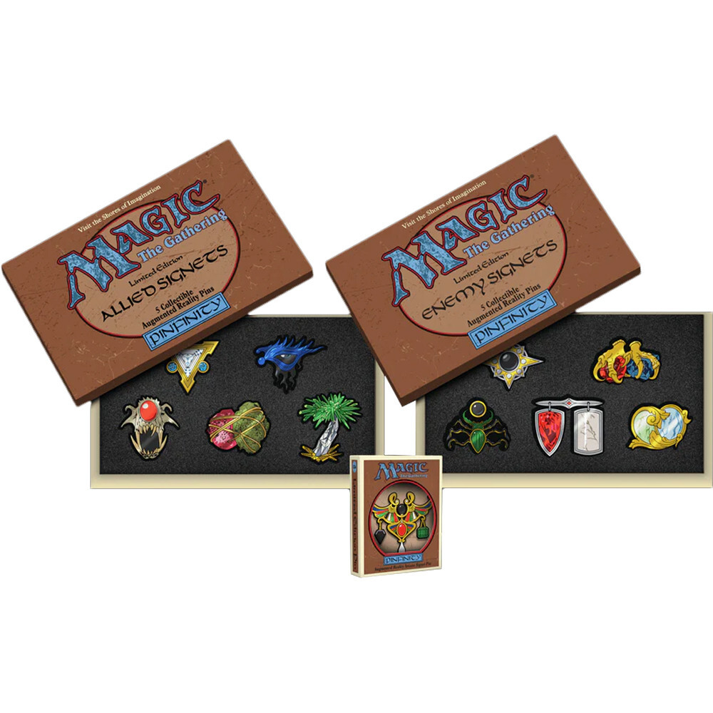 Аксессуары Pinfinity MtG Augmented Reality Pins: Dan Frazier Signets Combo, Limited Edition (Enemy & Allied Sets)
Аксессуары Pinfinity MtG Augmented Reality Pins: Dan Frazier Signets Combo, Limited Edition (Enemy & Allied Sets)