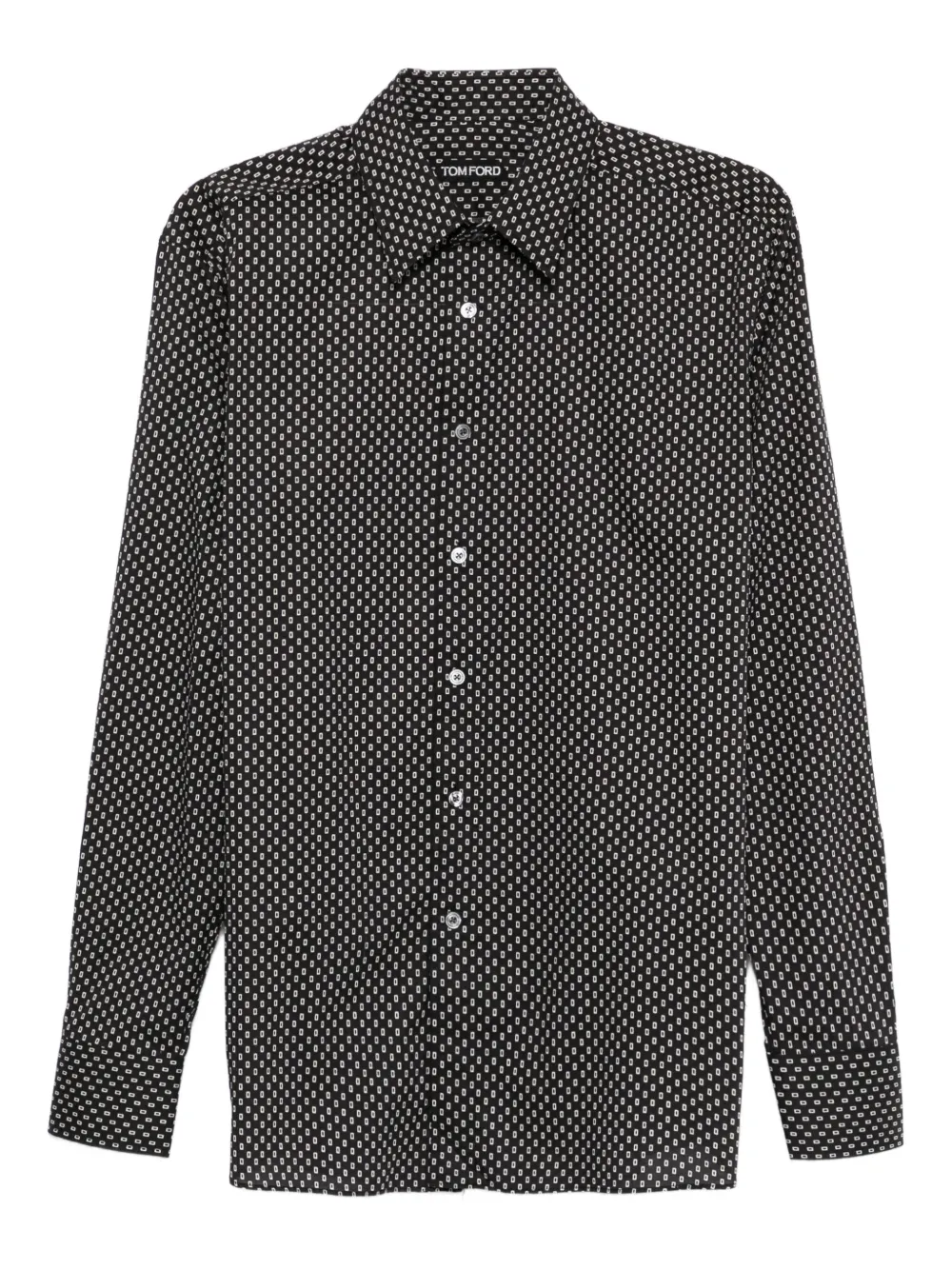 Рубашка с геометричным принтом TOM FORD, черный
Рубашка с геометричным принтом TOM FORD, черный