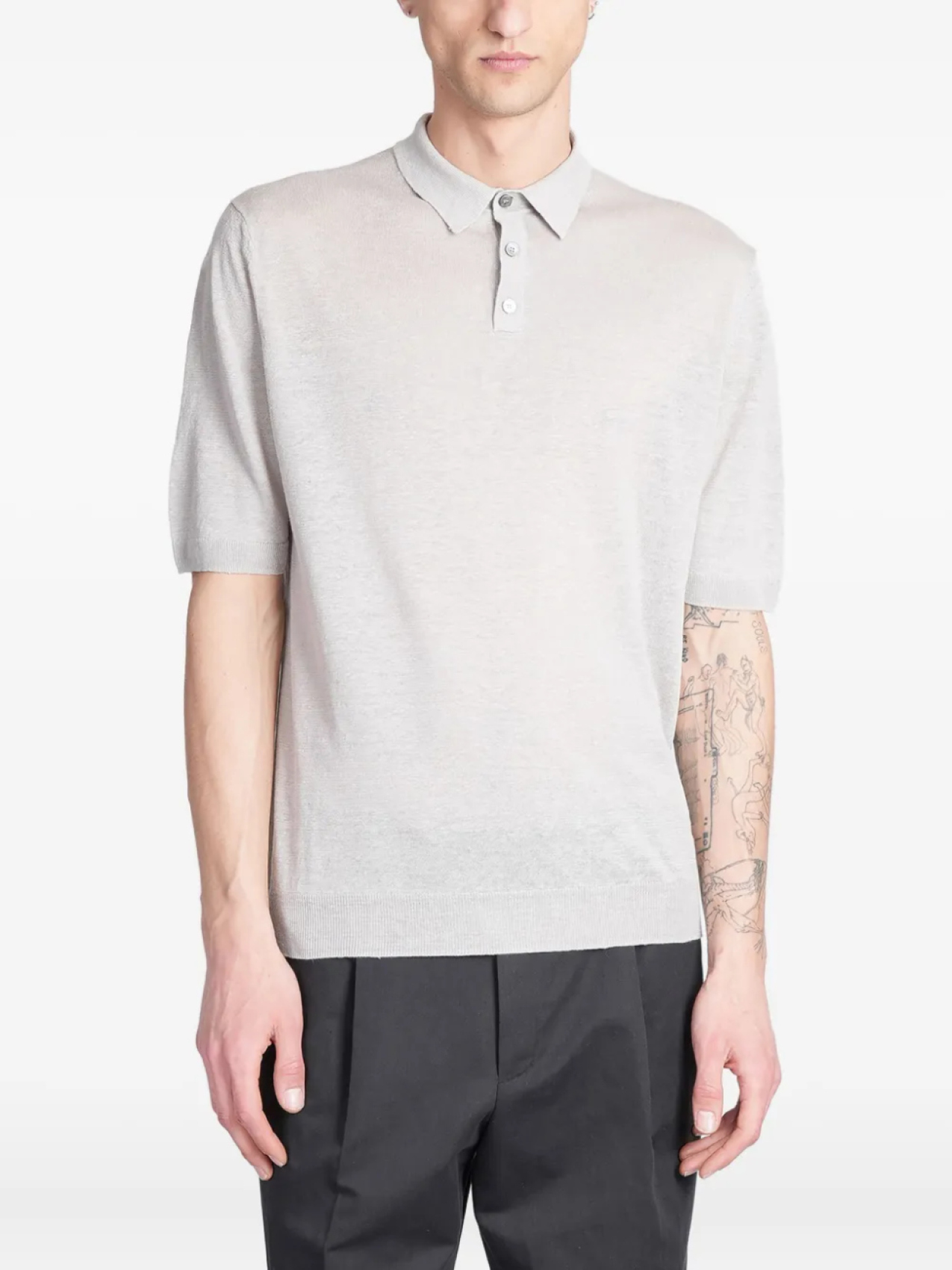 Рубашка-поло тонкой вязки Ballantyne, серый
Рубашка-поло тонкой вязки Ballantyne, серый