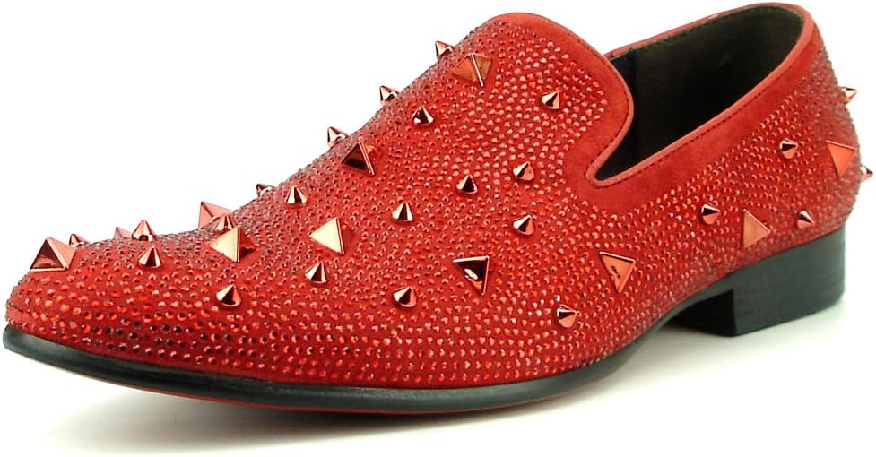 Мужские замшевые лоферы Fiesso от Aurelio Garcia FI-7364 с rhinestones и шипами, без шнурков Fiesso By Aurelio Garcia, красный
Мужские замшевые лоферы Fiesso от Aurelio Garcia FI-7364 с rhinestones и шипами, без шнурков Fiesso By Aurelio Garcia, красный