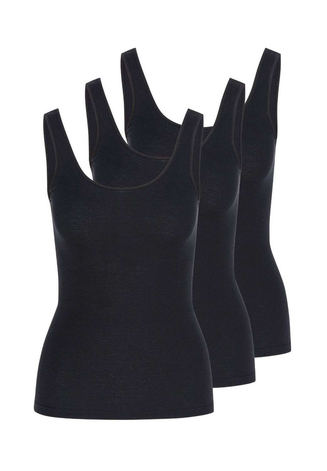 Майка/топ, 3 упаковки на каждый день Nina von C., черный
Майка/топ, 3 упаковки на каждый день Nina von C., черный