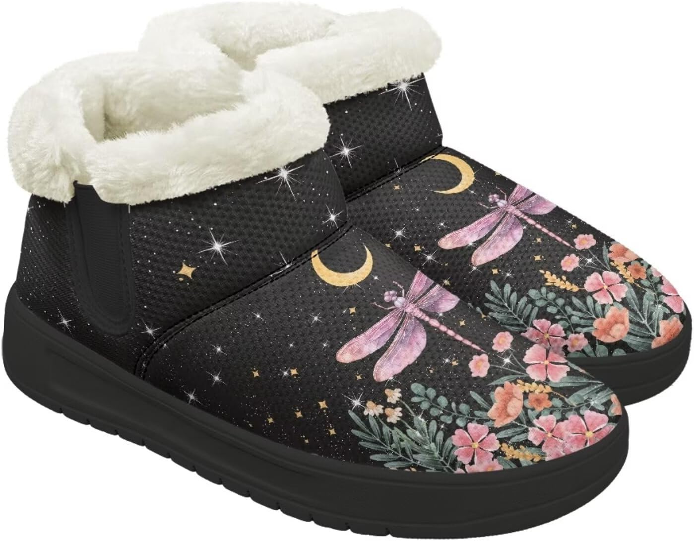 Зимние Ботинки Forchrinse для Женщин и Мужчин, Модные Меховые Ботильоны с Меховой Подкладкой, Dragonfly Flower Moon
Зимние Ботинки Forchrinse для Женщин и Мужчин, Модные Меховые Ботильоны с Меховой Подкладкой, Dragonfly Flower Moon
