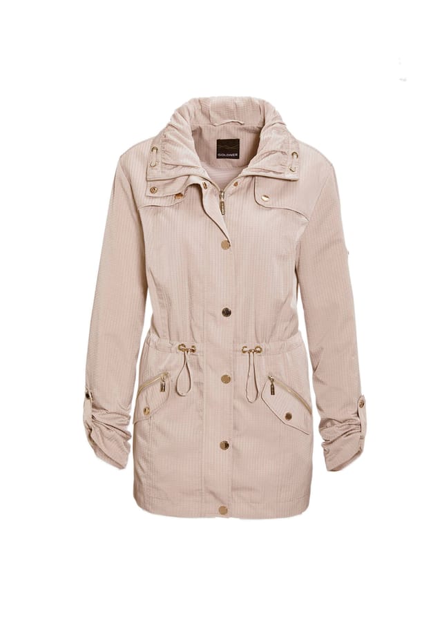 Короткий размер: длинная куртка из тонко структурированной ткани. Goldner, желтый
Короткий размер: длинная куртка из тонко структурированной ткани. Goldner, желтый