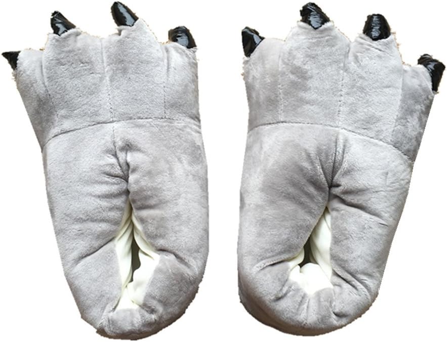 Унисекс плюшевые тапочки с лапами и когтями, обувь в стиле костюма животного YESBOR, серый
Унисекс плюшевые тапочки с лапами и когтями, обувь в стиле костюма животного YESBOR, серый