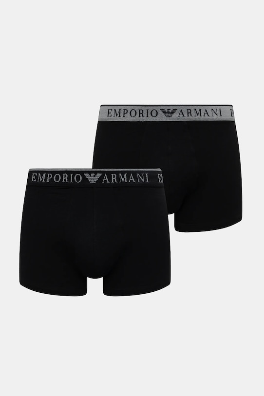 2 пары боксеров Emporio Armani Underwear, черный
2 пары боксеров Emporio Armani Underwear, черный
