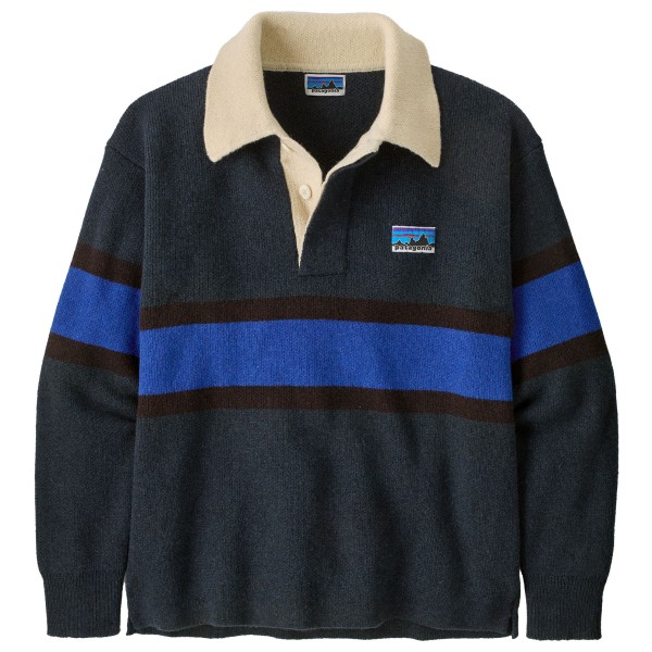 Регбийный свитер из переработанной шерсти - флисовый свитер Patagonia, синий
Регбийный свитер из переработанной шерсти - флисовый свитер Patagonia, синий