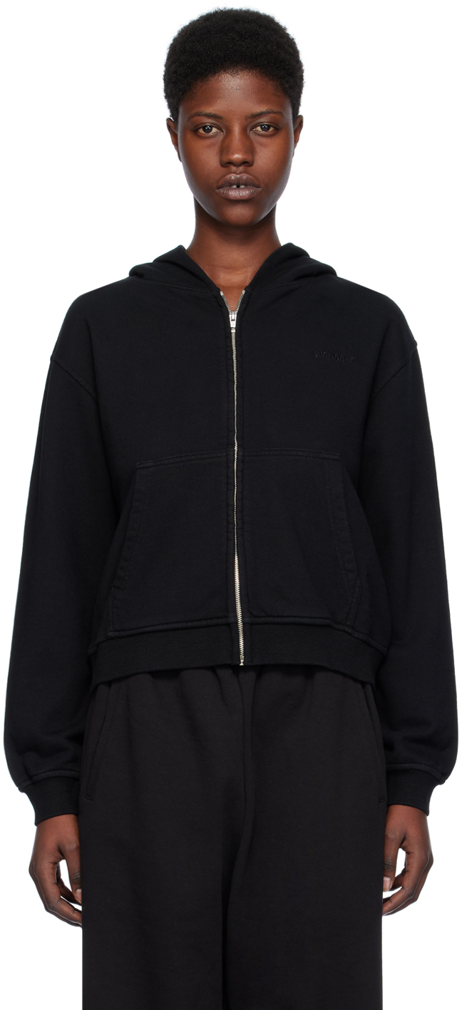 Толстовка с капюшоном на молнии We11done, черный
Толстовка с капюшоном на молнии We11done, черный