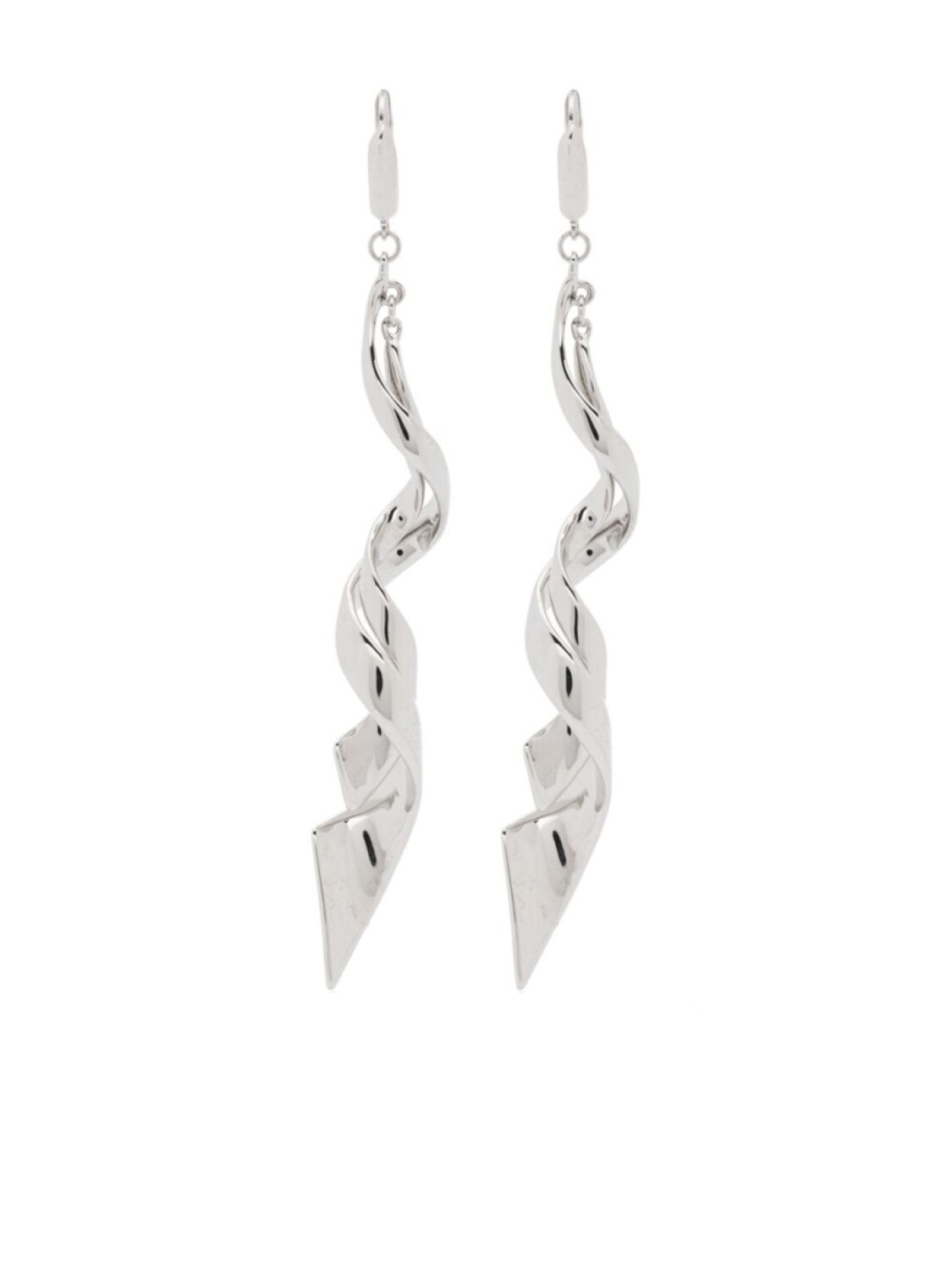 Серьги в виде спиральной ленты Eddie Borgo, серебряный
Серьги в виде спиральной ленты Eddie Borgo, серебряный