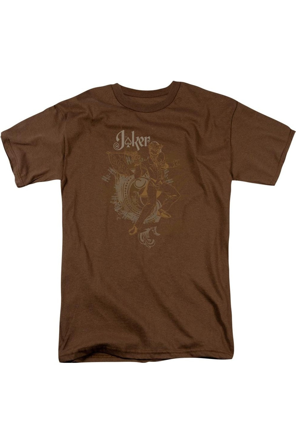 Футболка с коротким рукавом для взрослых Batman Joker Explosion Gildan, цвет coffee 
Футболка с коротким рукавом для взрослых Batman Joker Explosion Gildan, цвет coffee