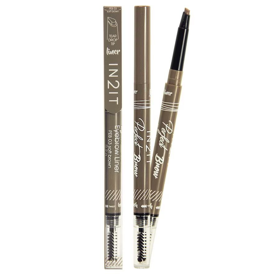 In 2 It Подводка для бровей In2It Perfect Brow PEB03 Soft Brown, Soft Brown
In 2 It Подводка для бровей In2It Perfect Brow PEB03 Soft Brown, Soft Brown