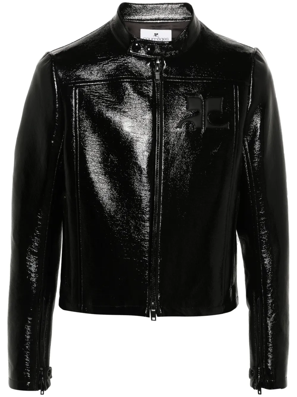 Глянцевая куртка с логотипом Courrèges, черный
Глянцевая куртка с логотипом Courrèges, черный