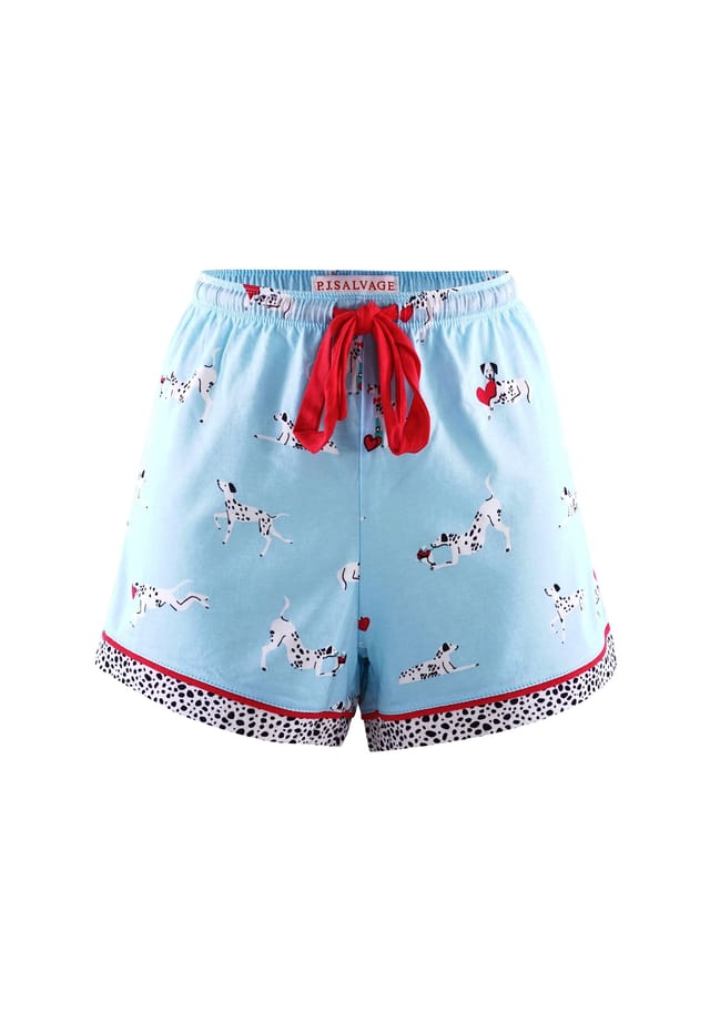 Пижамные шорты щенячья любовь P.J.Salvage, синий
Пижамные шорты щенячья любовь P.J.Salvage, синий