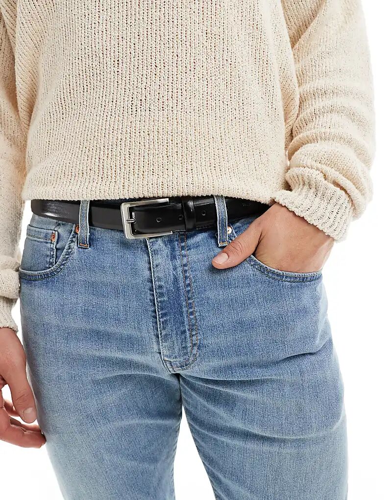 Ремень из кожи с пряжкой-зубцом French Connection черного цвета
Ремень из кожи с пряжкой-зубцом French Connection черного цвета