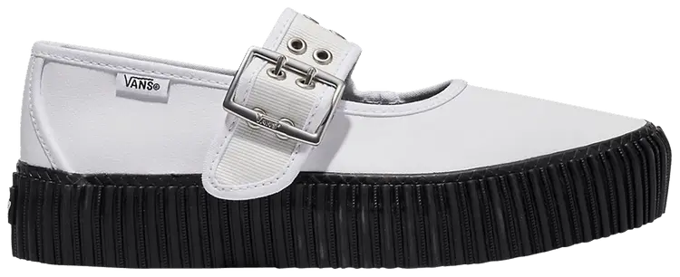 Кроссовки Vans Mary Jane Creeper 'Grunge Ballet - White Black', белый 
Кроссовки Vans Mary Jane Creeper 'Grunge Ballet - White Black', белый