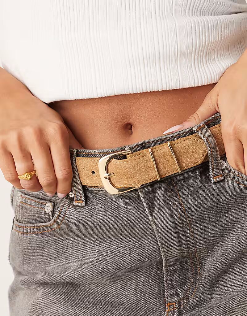 Классический замшевый ремень Mango в коричневом цвете
Классический замшевый ремень Mango в коричневом цвете