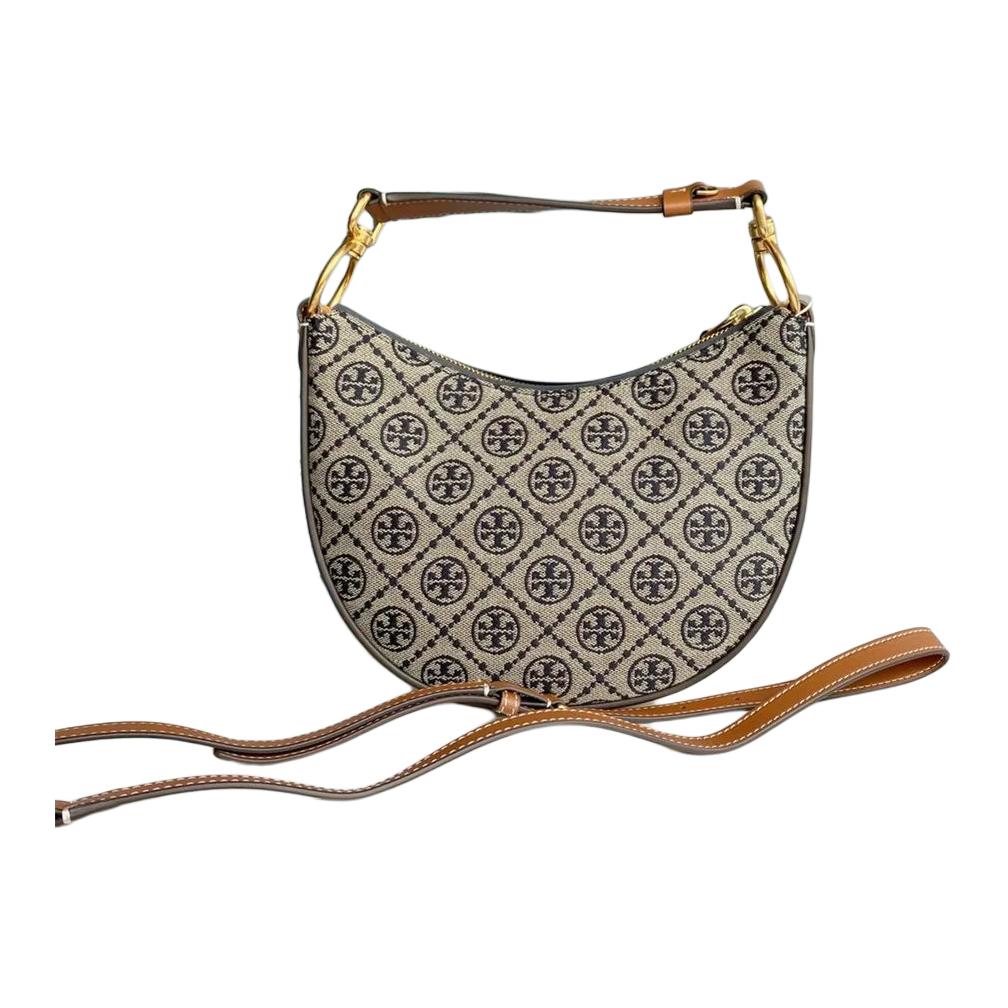 T Monogram Жаккард Сумка Полумесяц с Кожаной Отделкой, Плечевая Сумка, Кроссбоди, Мини Женская Морской Синий TORY BURCH
T Monogram Жаккард Сумка Полумесяц с Кожаной Отделкой, Плечевая Сумка, Кроссбоди, Мини Женская Морской Синий TORY BURCH