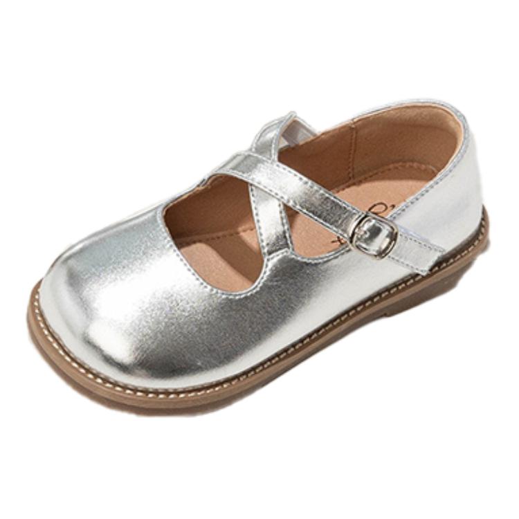 Низкие детские кожаные туфли для детей 3–7 лет Tongmengqiantian, серебряный
Низкие детские кожаные туфли для детей 3–7 лет Tongmengqiantian, серебряный