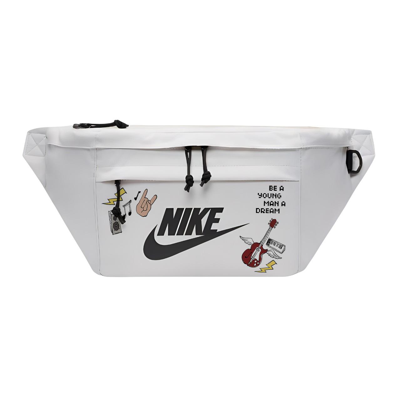 Nike Одноплечевая набедренная сумка через плечо унисекс белая, Guitar
Nike Одноплечевая набедренная сумка через плечо унисекс белая, Guitar