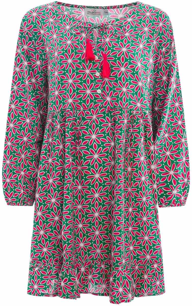 Платье-блузка Zwillingsherz, на завязках, зеленый
Платье-блузка Zwillingsherz, на завязках, зеленый